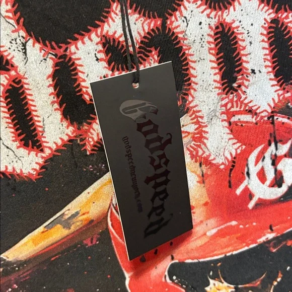 ❌SOLD❌ NWT [Godspeed] Baseball Skelton Grand Slam Graphic Long-Sleeve Men’s XS - Picture 10 of 12